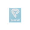 Sticker Logo Officiel SHINE - Blanc