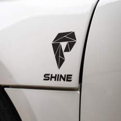 Sticker Logo Officiel SHINE - Noir