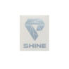 Sticker Logo Officiel SHINE - Argent