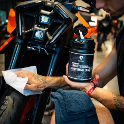 Pack Lingettes Universelles Moto + Microfibre